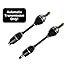 DTA HO80798080A front Left Right Pair - 2 New Premium CV Axles (Drive Axle Assembly) Fits 1997-2001 Honda CR-V With Automatic Transmission Only