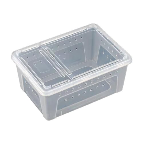 1個昆虫飼育箱 飼育ケース 虫かご プラケース 透明 通気性 丈夫 加厚素材 サイズ 蚕 カブトムシ 用 カメの水槽 爬虫類孵化容器 アクリル 爬虫類供給ボックス 昆虫ブリーダーボックス 爬虫類飼育ボックス クモ/トカゲ/ヤモリ/ハムスター/ヘビ/カメ/カ