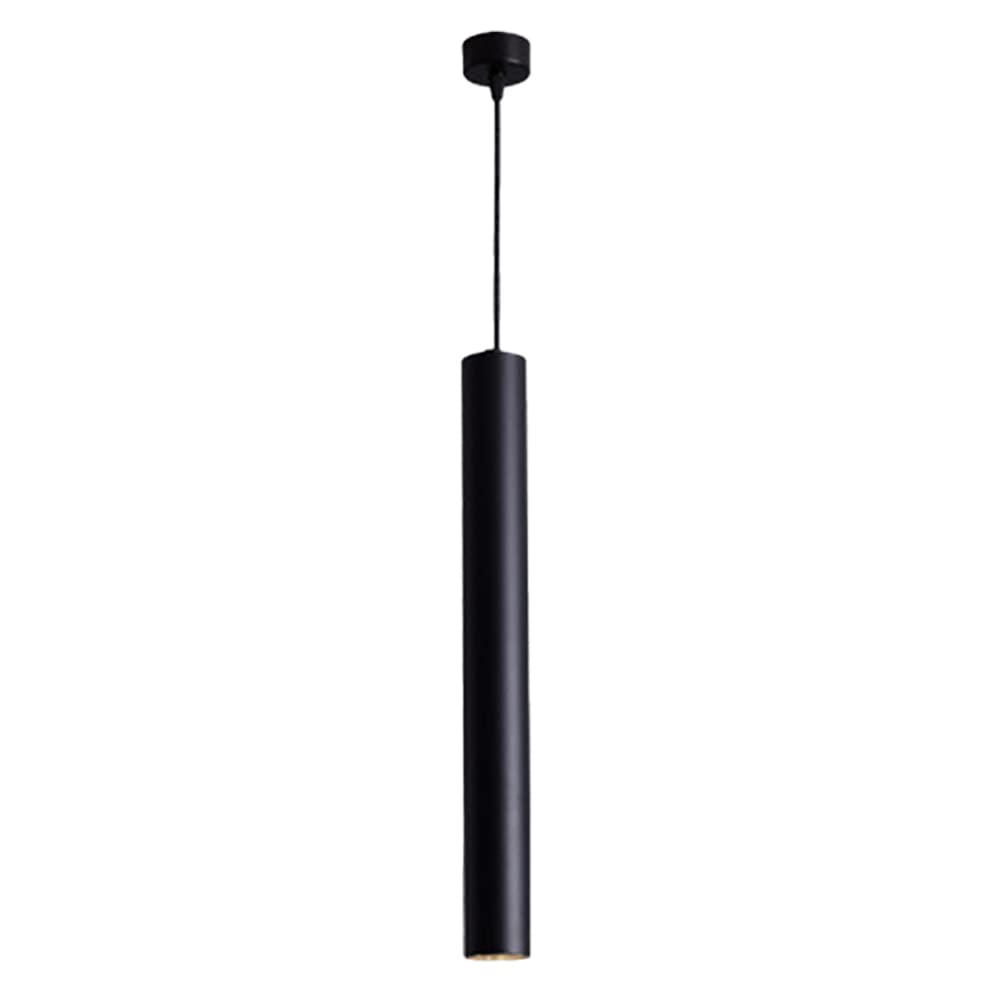 Lámpara colgante de tubo largo para iluminar barras de cocina modernas y mesas de comedor