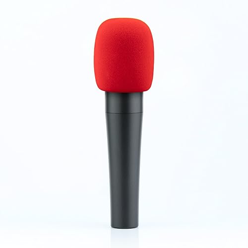 Red Foam Cover for SHURE SM57 Microphone Windscreen 3-Pack