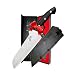 Zelite Infinity Santoku Knife 7 Inch - Executive-Plus Series - Japanese VG10 Super Steel 67-Layer Damascus - Deep 53mm Blade, Leather Sheath