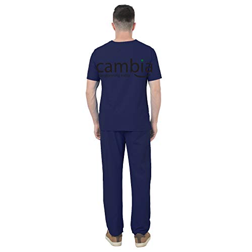 Image of Cambia Scrub Suits for Doctors Men /OT Dress Unisex (XXXL, Navy Blue)