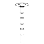 Heavy-Duty Metal Umbrella Garden Trellis for Climbing Plants Rust-Proof Steel Vertical Umbrella Trellis Tower for Rose, Clematis and Wisteria, Sturdy Plant Umbrellas for Outdoor Courtyard (210cm)