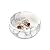 4.72 Inch Natural Marble Jewelry Dish, Mothers Day Gifts Small Decorative Bowl Ring Dish Trinket Holder Key Catchall Bowls, Vanity Tray for Display Home Decor Wedding Gift(White & Light-grey)