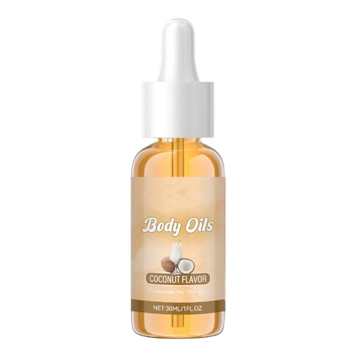 Magic Body Festigungsöl – 30ml Feuchtigkeits-Set mit Körpertropfen | Glatte nicht fettende Hautpflege mit 5 Düften für Dehnungsstreifen, Narben, Falten | Wachstumsöl – Nägel Wimpern Augenbrauen