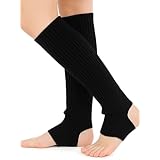 [LI NOR] レッグウォーマー レディース メンズ 足首ウォーマー ロング 冬用 睡眠 寝る時用 アンクルウォーマー 秋 足首 あたため 暖かい 薄手 可愛い冷え対策 冬 防寒 あったか (ブラック)