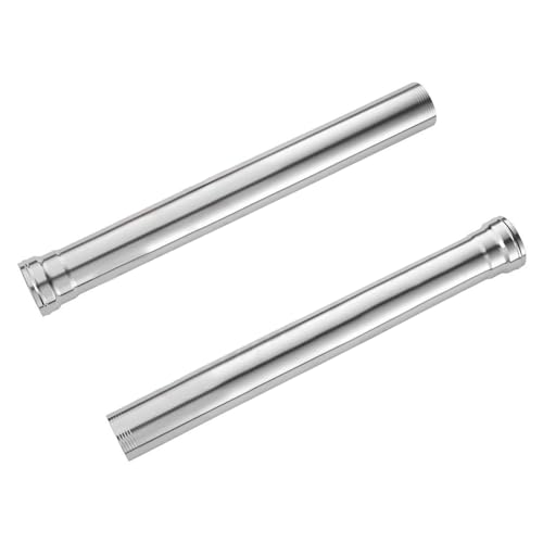 Tube de fourche avant en aluminium argenté 490mm pour suspension BMW R Nine T