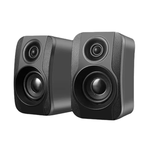Mini altavoz portátil para ahorrar espacio en el escritorio y lograr un audio de juego estéreo