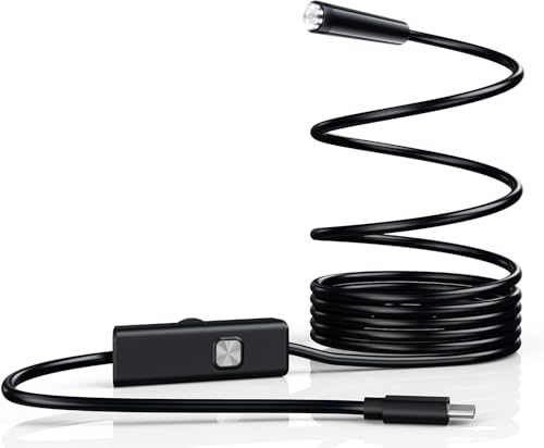 Maxpow Endoscope Inspection Camera - 8 LED Lights-4.7M
