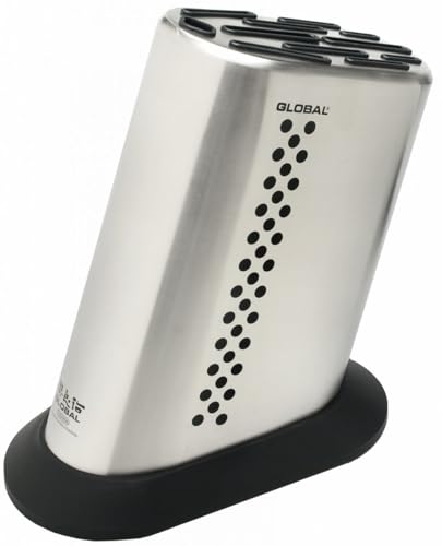 Global g de 835bd Cuchillo bloque para 10 cuchillos y 1 afilador