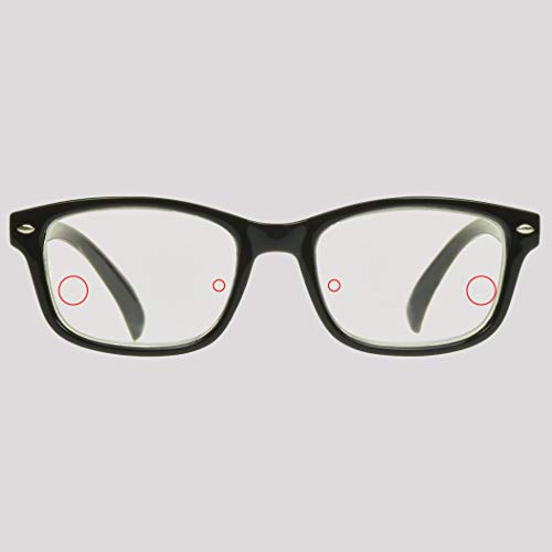 Image of proSPORT Multifocal Progressive 3 Magnifications in 1 Lens No Line Computer Gaming Reading Glasses for Men & Women