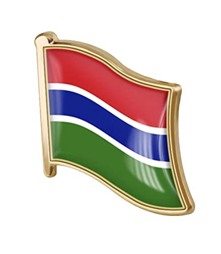 Image of vmcoatdu Country Flag Pin Badge International Travel Brooch Metal Alloy Souvenir Pin for Hat Clothes Backpack