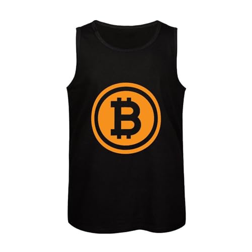 Bitcoin Logo Tank Tops Men Sleeveless Gym Shirts Printed Vest Beach T Shirt Summer Tops - Image 5