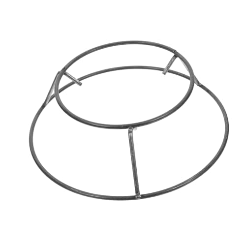 Kisangel Titular de la Olla de Campamento Porta ollas para Acampar al Aire Base de Olla Caliente Bomba de Agua para caldero aro Wok para Estufa de Gas Soporte para Wok Planchar Gris