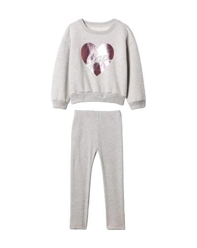 Image of GAP Kids Infants' Heathered Sweatshirt and Track Pants Set, Grey,6-12M