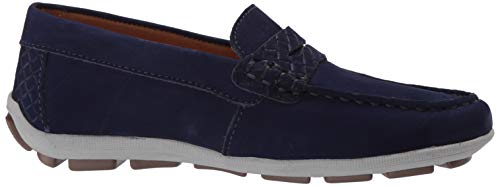 Image of Driver Club USA Kids' Kids Made in Brazil Fashion Genuine Leather Driving Loafer with Penny Detail