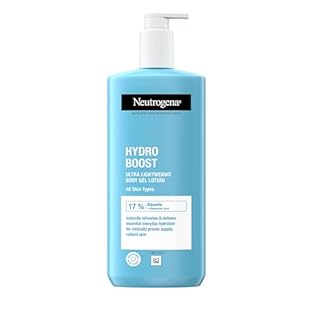 Neutrogena Hydro Boost Body Gel Cream gives skin the boost of hydration it needs Absorbs instantly with a non-greasy feeling so you can get dressed immediately Provides noticeably more supple, beautiful skin Suitable for sensitive Skin