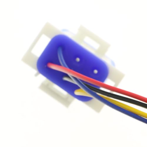 WR60X25858 Freezer Evaporator Fan Motor for GE Café Refrigerators, Replaces WR60X35669 WR60X35206, 6-Pin 4-Wire, DC 13.6V, Temperature Sensor Not Included by Wobeater - Used condition - Image 5