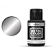 Vallejo - Metal Color | Gunmetal Grey 32 ml (1.08 fl.oz.) | Faithfully Reproduce Different Metallic Finishes