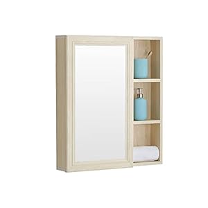 SHTFFW Badkamer spiegelkast wandmontage toilet spiegelkast Eenvoudige muur gemonteerde spiegel (niet inclusief andere…