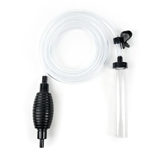 Image of Siphon Hose Fish Tank Cleaner, Aquarium Water Changer, Gravel Vacuum for Aquarium Sand & Gravel - Premium Designed for Superior Cleaning Performance, Safer Material, Battery-Free Design (7FT)