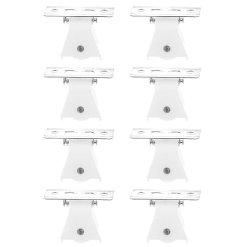 Artibetter 8 Piezas de Cerraduras para Persianas Romanas de Plástico y Hierro, sin Cordón, Ligeras y Prácticas para Cortinas Hogar