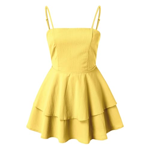 Mini jupe d'été confortable robe décontractée fluide extensible