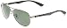 Produktbild Ray-Ban Unisex Carbon Fibre Sonnenbrille, Mehrfarbig (Gestell: Gunmetal/Grau/Grün, Gläser: Polarized Grün Klassisch 004/N5), 58 EU
