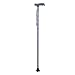 Produktbild Gesundheitswesen Blaue und Weiße Porzellan Walking Stick Teleskopische Ältere Drei Füße Krücken Magnetische Massage LED Lampe Aluminiumlegierung Cane