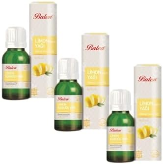 BALEN 3 Kutu Limon Kabuğu Yağı Doğal Bitkisel Uçucu Yağ 20 Ml Saç Ve Cilt Bakım Yağı Soğuk Pres - Görsel 3