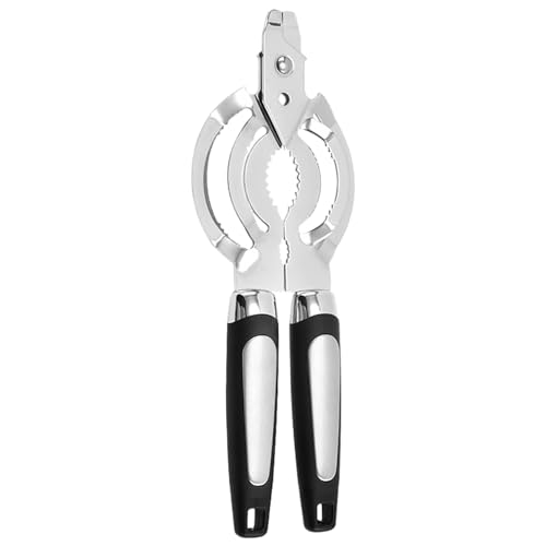 Abridor de tapas para tarros – Herramienta ergonómica para abrir nueces | Abridor de tarros manual, para personas mayores, casa, armario, mostrador, comedor, agua, cerveza, refrescos, nueces
