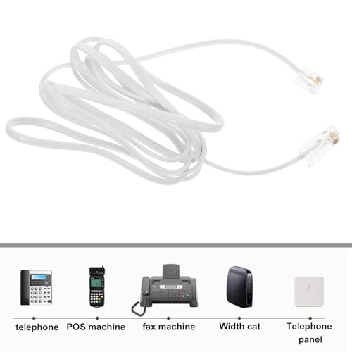 Adaptador de teléfono Ethernet estable y extensor de cable telefónico para PC ifundom 6
