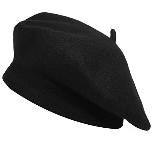Image of Yaksa Unisex Wool Blend French Artist Beret Caps for Women & Men
