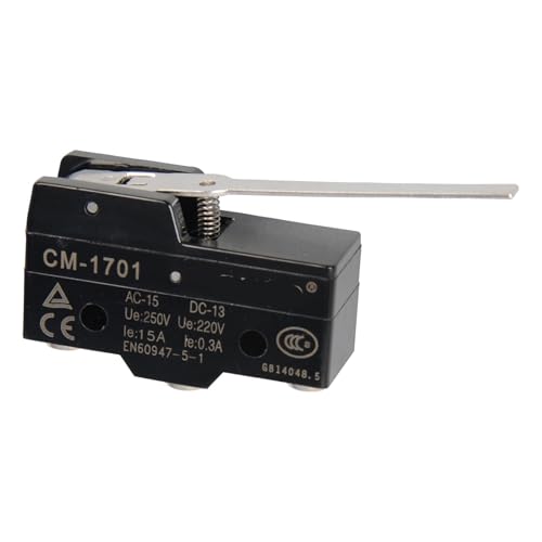 Interrupteur de fin de course miniature CM-1701 10 A, contacteur haute précision de 250 V