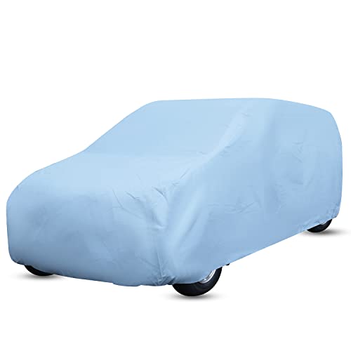 Amazon Brand – Solimo 7 Seater Car Cover, Grey (Innova, Innova Crysta, Ertiga, Marazzo, Etc.)