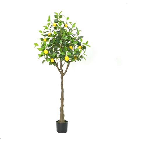 Rami e foglie regolabili: personalizza la pienezza e la forma del tuo albero di limone artificiale, aggiungendo i suoi rami e foglie alla tua stanza.