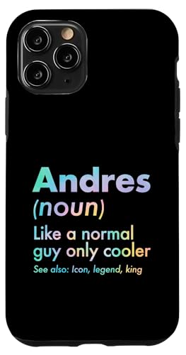 Andres Like A Normal Guy Only Cooler Legend King �t�@�[�X�g�l�[�� �X�}�z�P�[�X iPhone 11 Pro �p