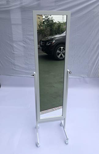 Freestanding Mirror White Finish #TOP3