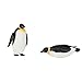 Tomy-T16052 Animale in Plastica con Parti Snodabili-Pinguini, 2 Pezzi, T16052