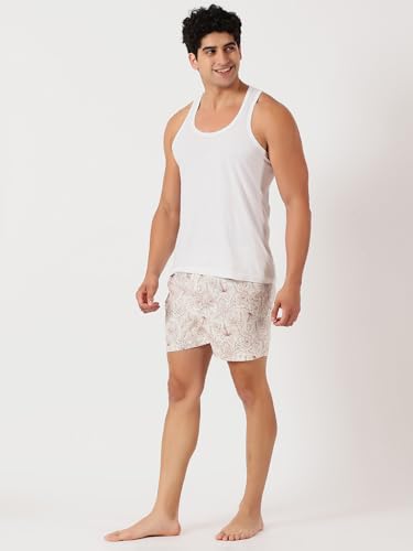 Image of Thomas Scott Men's | Cricket Club | Regular Fit | 100% Cotton | Casual | Woven | Boxer | Shorts | Pack of 3