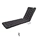 HAVE A SEAT Living - Auflage für Deckchair 190x50 cm - Bequeme Liegestuhl Auflage, 8 cm Dick - Waschbar bis 95°C, Orthopädisch, Wetterfest - Made in Germany (190x50 cm, Grau/Anthrazit)