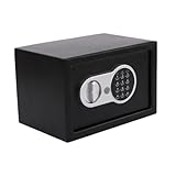 FytStycale Security Safes Box Mini Security Case Compact Wall Mountable Fireproof Steel Lock Box Cabinet Safes for Office Personal Use