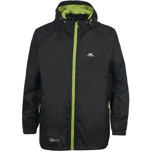 Image of Trespass Qikpac Kids Waterproof Breathable Jacket Boys Girls School Raincoat