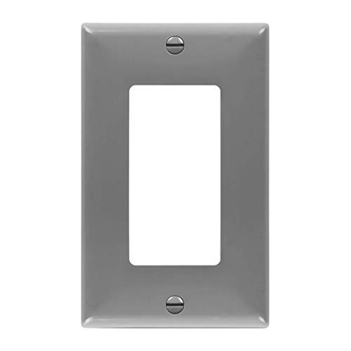 ENERLITES Decorator Light Switch or Receptacle Outlet Wall Plate, Size 1-Gang 4.50