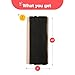 Traditional Chalkboard Eraser 2 Pack - 4.9 Inch Premium Chalk Erasers with Wooden Handle - Eraser for Chalkboard, Blackboard & Dry Chalk Surfaces - Durable Cleaner for Classrooms or Home