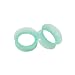 Piercing Area 1Pair Ultra Thin Silicone Flexible Ear Tunnels Plugs Expander EarSkin Piercing Body Jewelry Turquoise 00g(10mm)