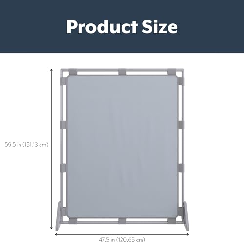 Image of Children's Factory PlayPanel Room Divider 59.5 inch x 47.5 inch, Elements, 5 | Water-Resistant Vinyl Room Divider Panel Set, Freestanding Privacy Screen for Daycare or Preschool, Cantilever Feet Included