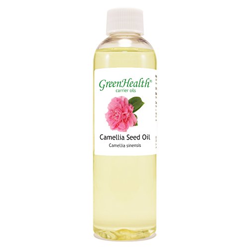 Camellia Seed Oil – 100% Pure Carrier Oil – Cold Pressed – 4 fl oz Clear Plastic Bottle – for DIY Beauty, Massage, Aromatherapy, and More