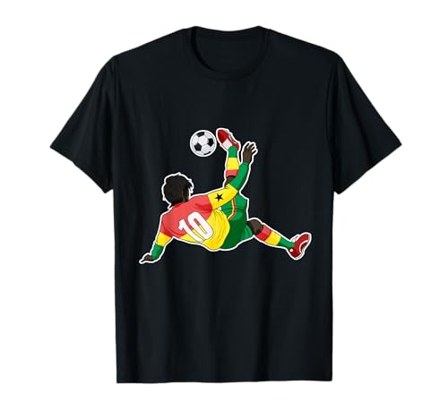 Equipo de fútbol con bandera de Ghana I Fútbol Ghana Camiseta