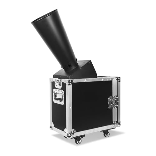 Mini DMX CO2 Confetti Machine Rainbow Confetti Blaster Cannon with Flight Case for Stage Event Celebration